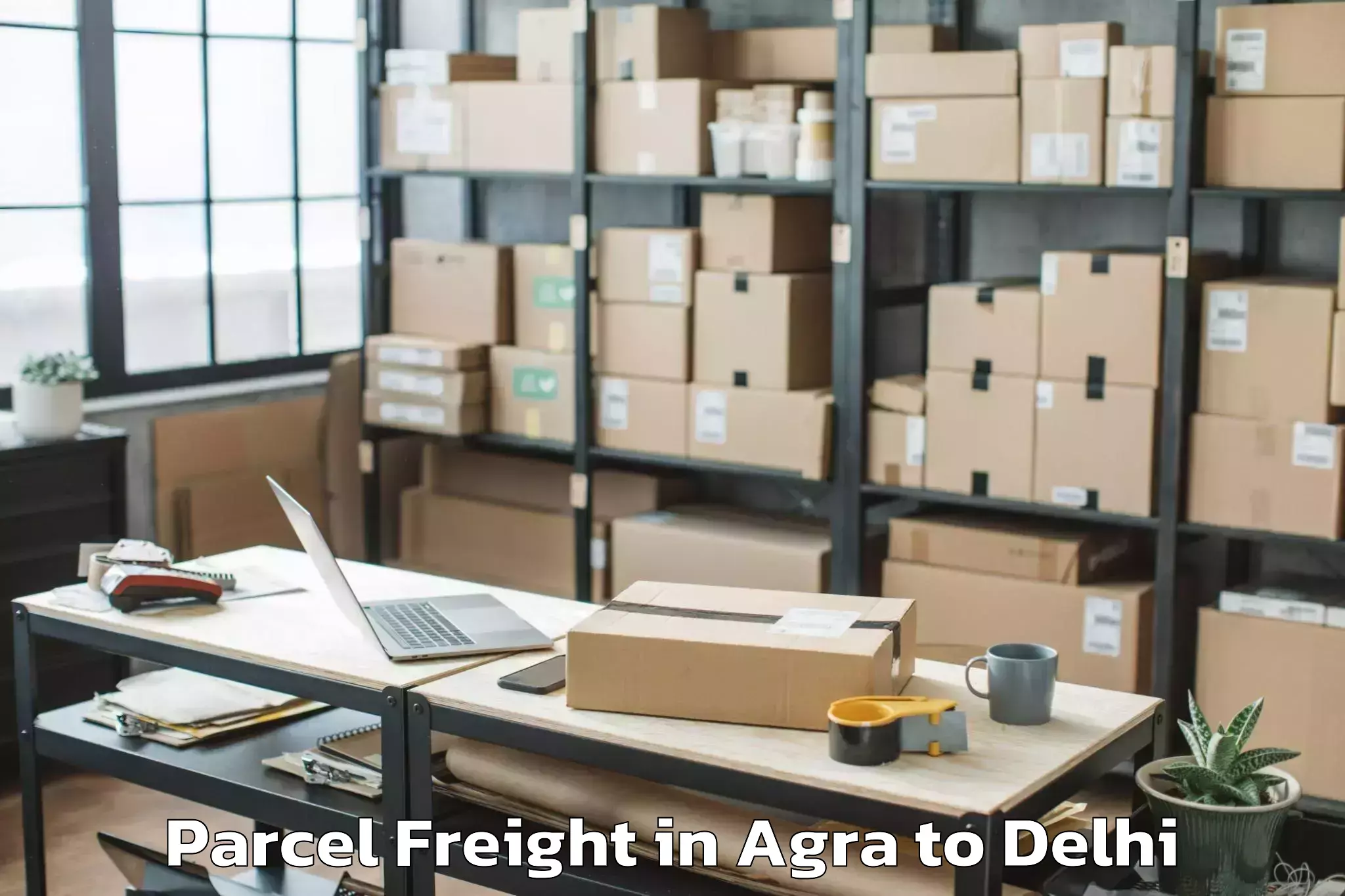 Agra to University Of Delhi Parcel Freight Booking